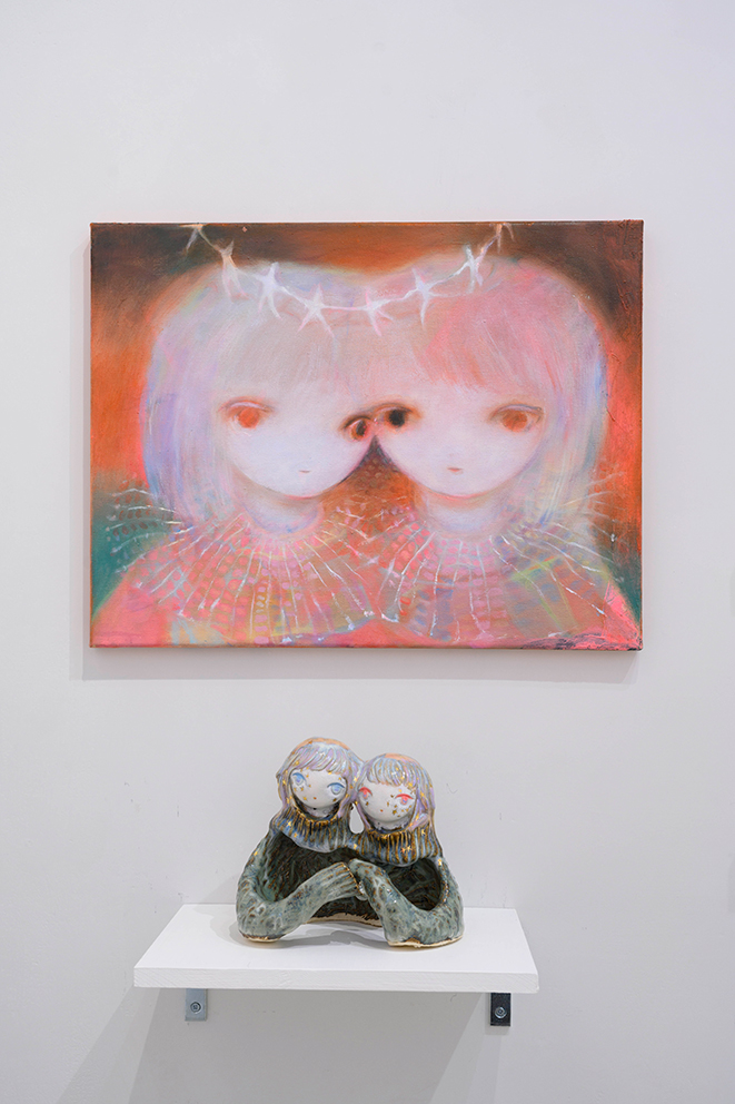 【希少】ヌトグランnutoguran新宿眼科画廊コアライラスト絵画アート現代美術 boundary.TXT – 新宿眼科画廊